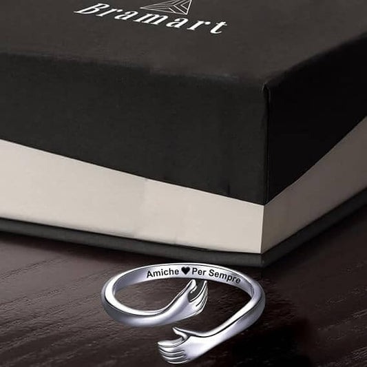 Anello da Donna in Argento Sterling 925 - Amiche per Sempre