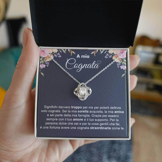 Collana A Mia Cognata - Ti voglio un Mondo di Bene.