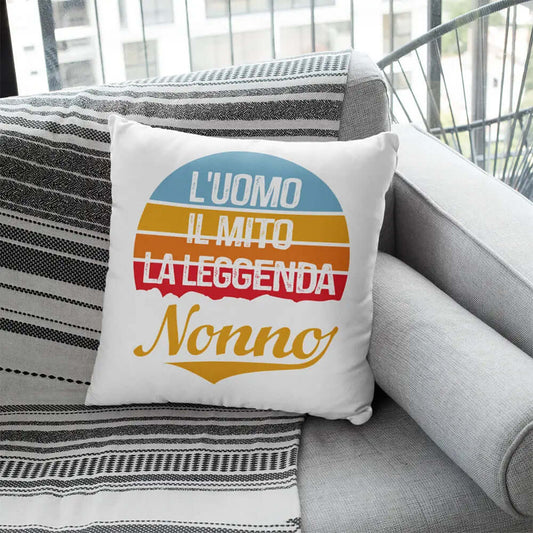Cuscino Uomo Mito Leggenda Nonno