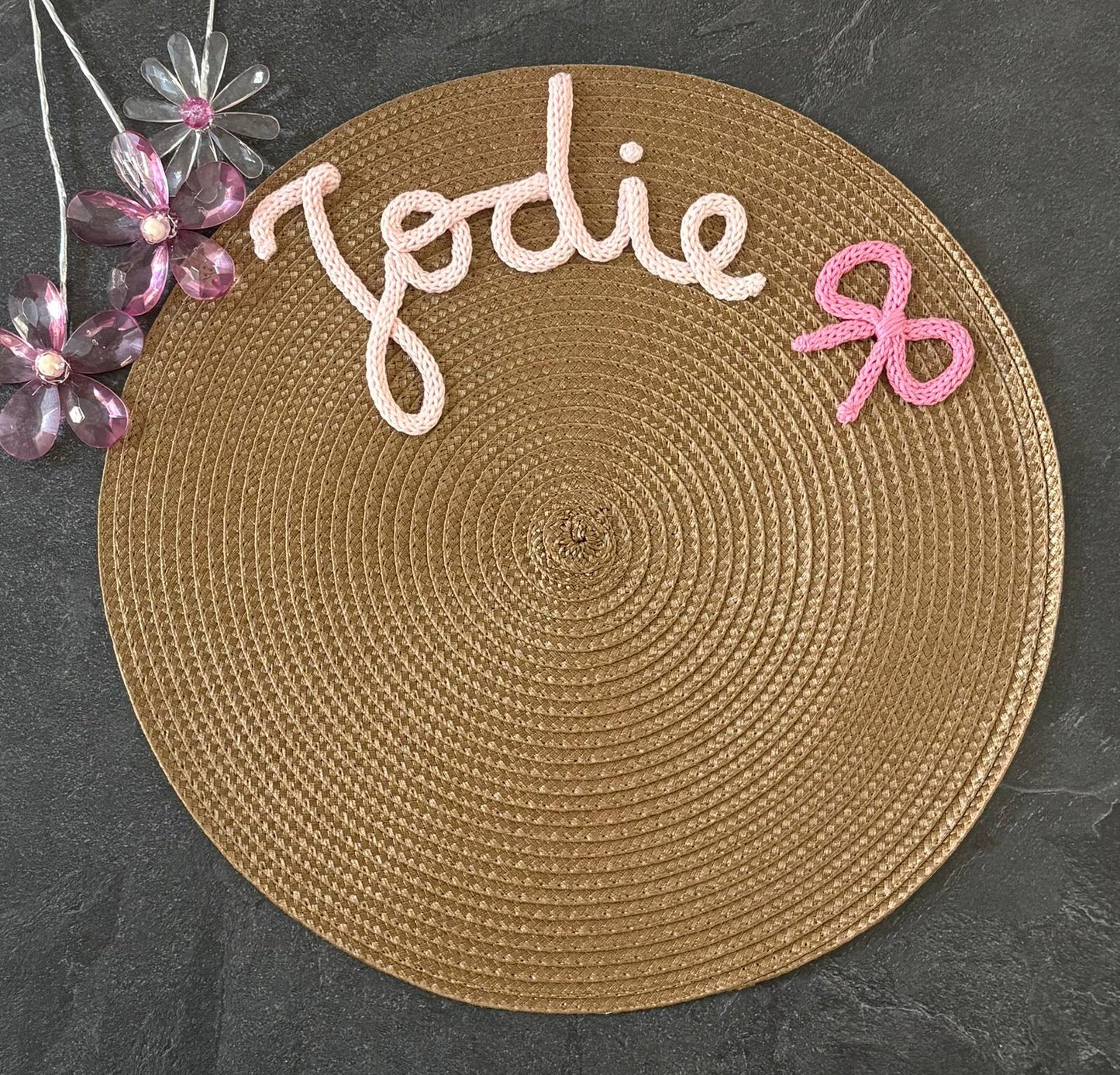 Tovaglietta Personalizzata con Nome in Cotone