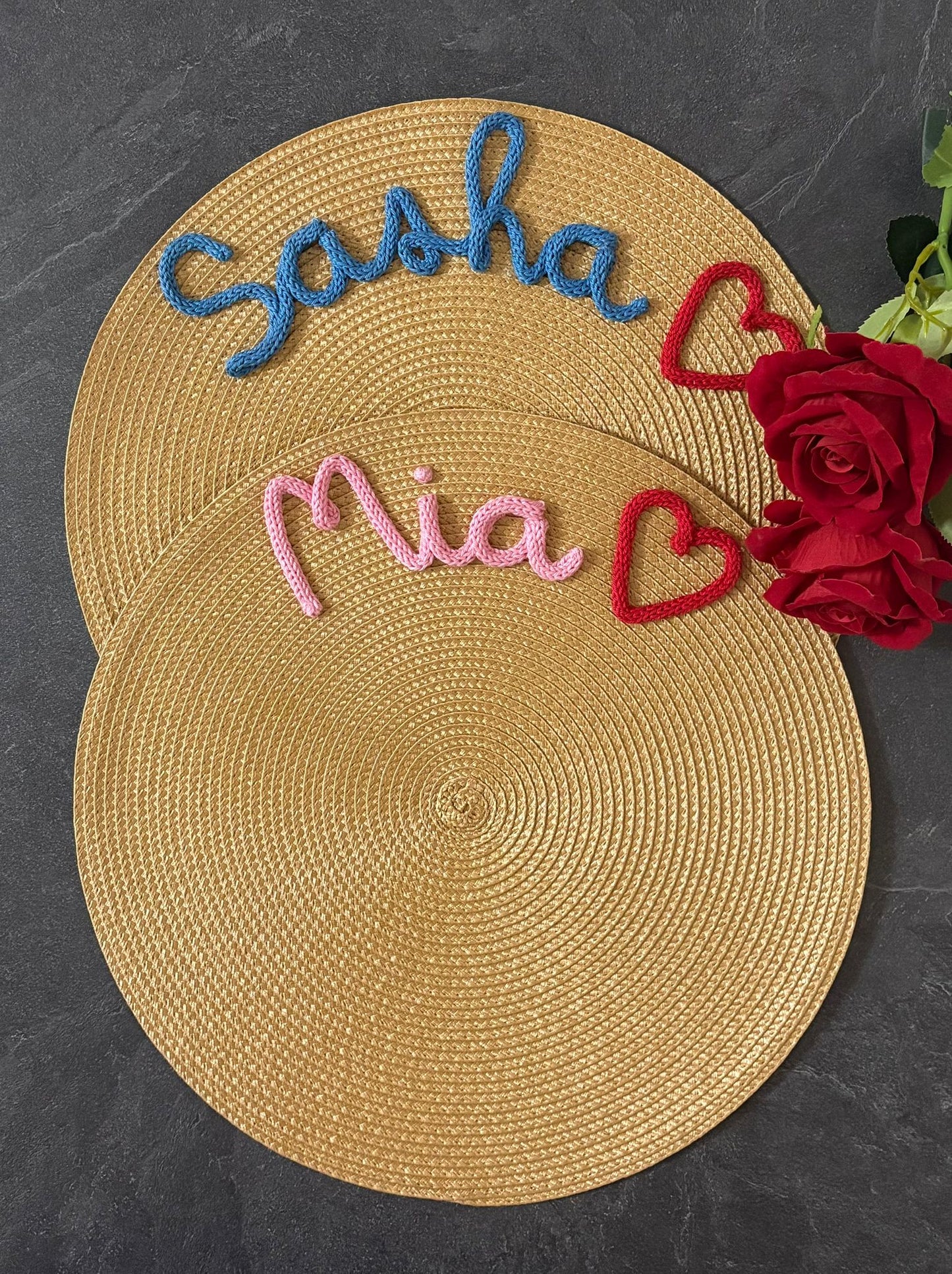 Tovaglietta Personalizzata con Nome in Cotone