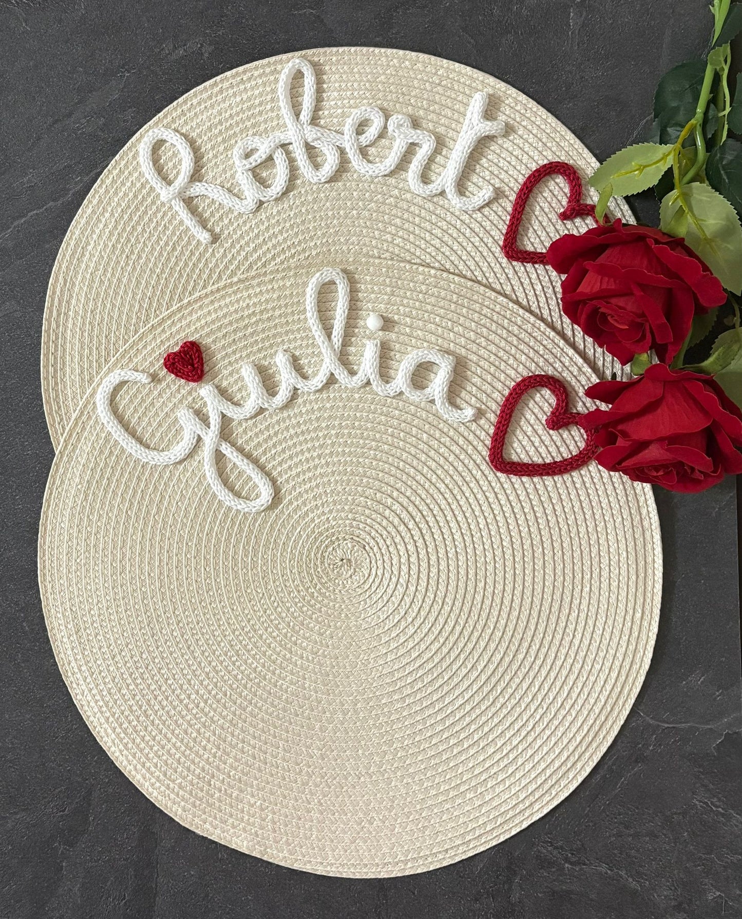 Tovaglietta Personalizzata con Nome in Cotone
