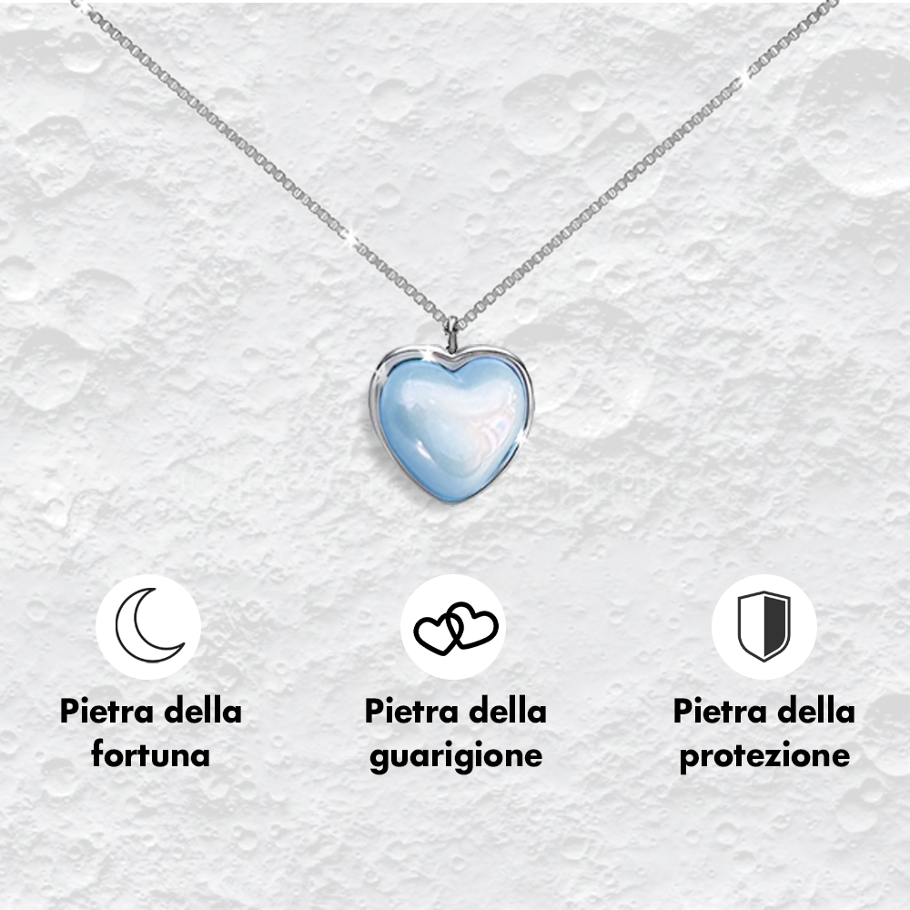 Collana Pietra di Luna in Argento Sterling 925 - A mia figlia