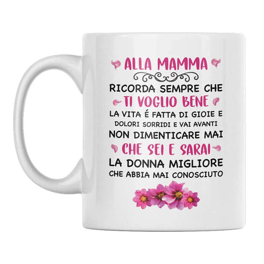 Tazza Alla Mamma Ricorda Sempre Che Ti Voglio Bene