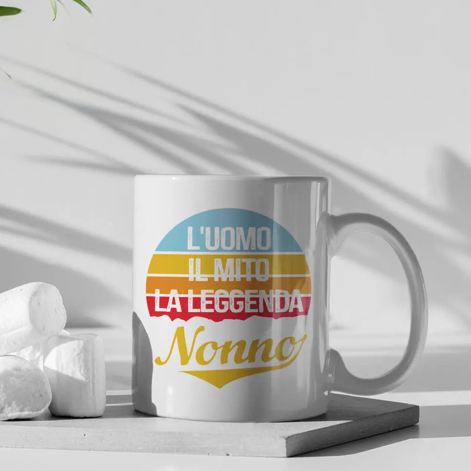 Tazza Nonno Uomo Mito Leggenda