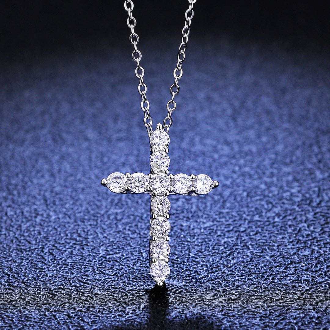 Collana Croce Argento sterling 925 - Per La Mia Madrina