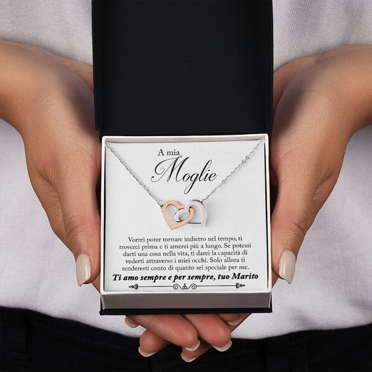Collana A Mia Moglie - Ti amo sempre e per sempre.