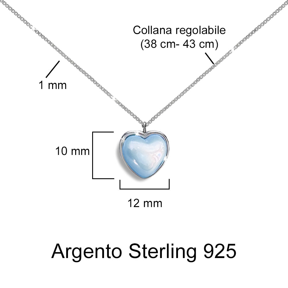 Collana Pietra di Luna in Argento Sterling 925 - A mia figlia