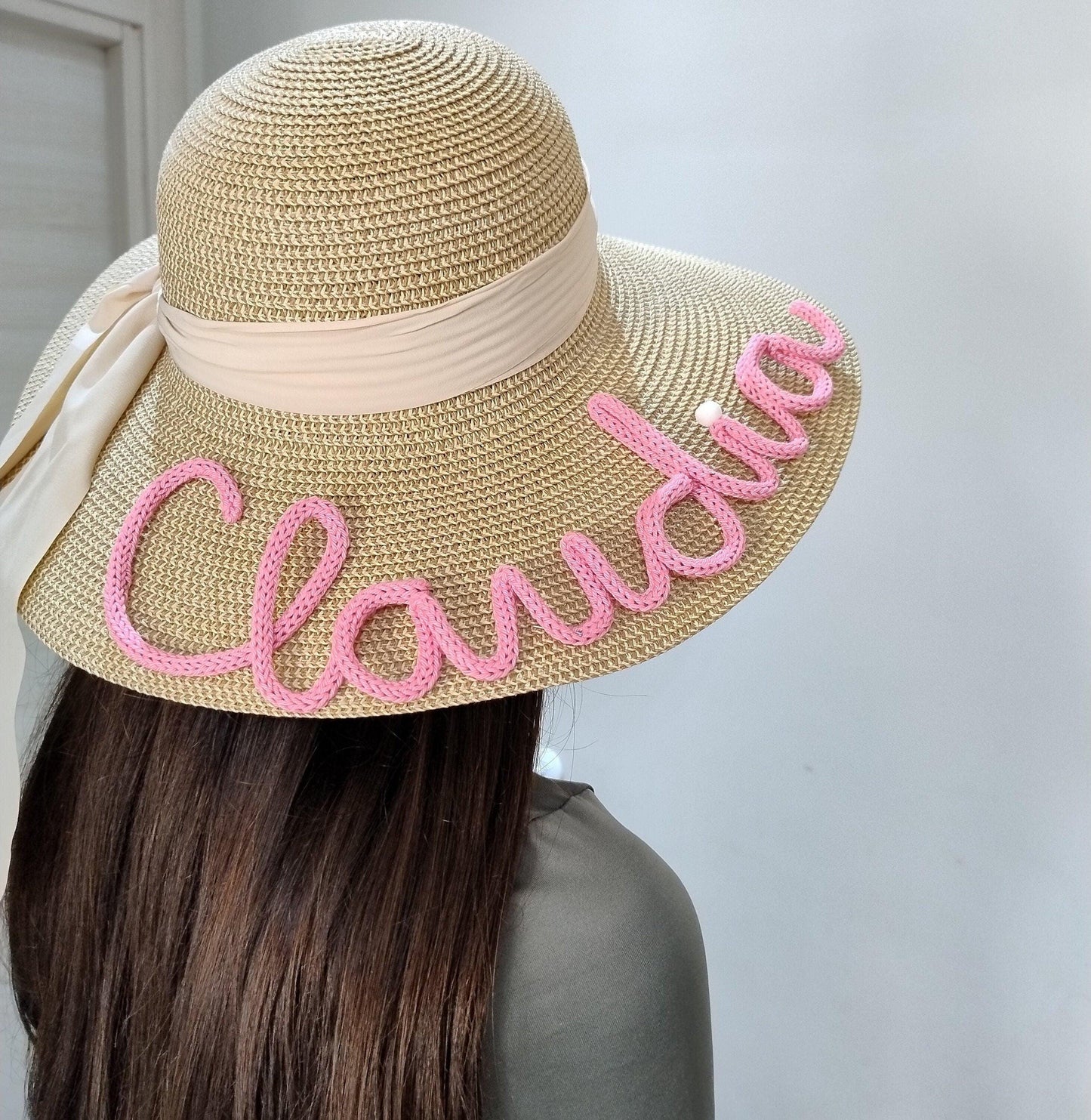Cappello con nome lavorato a maglia personalizzabile - accogliente e personalizzato in tricotin Regali per la Festa della mamma