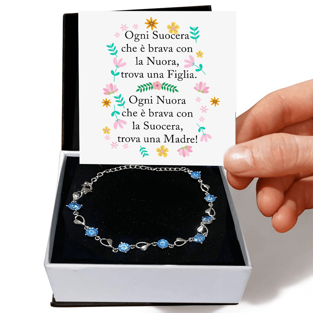 Bracciale Pietre Blu - A mia Suocera