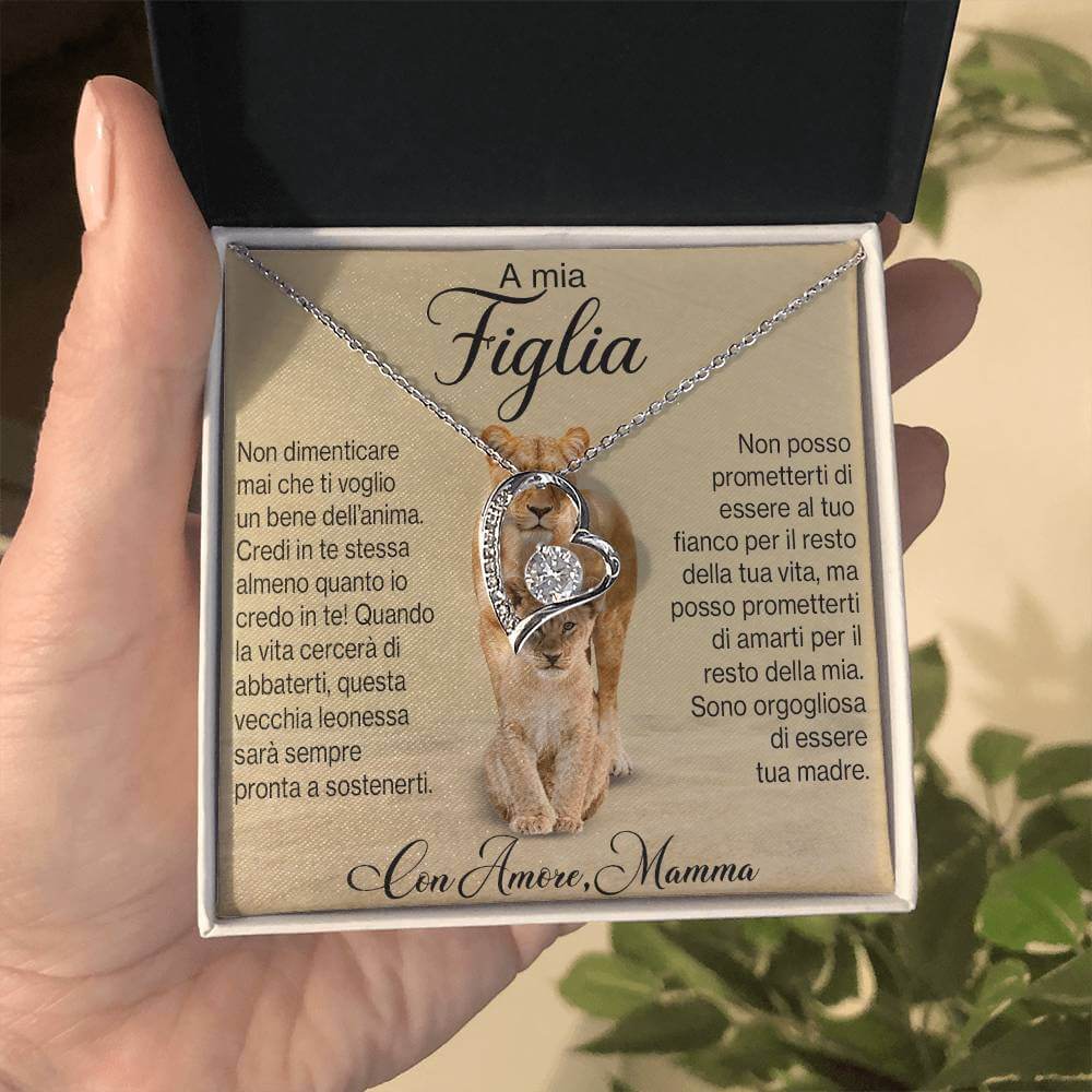 Collana A Mia Figlia - Con Amore Mamma.