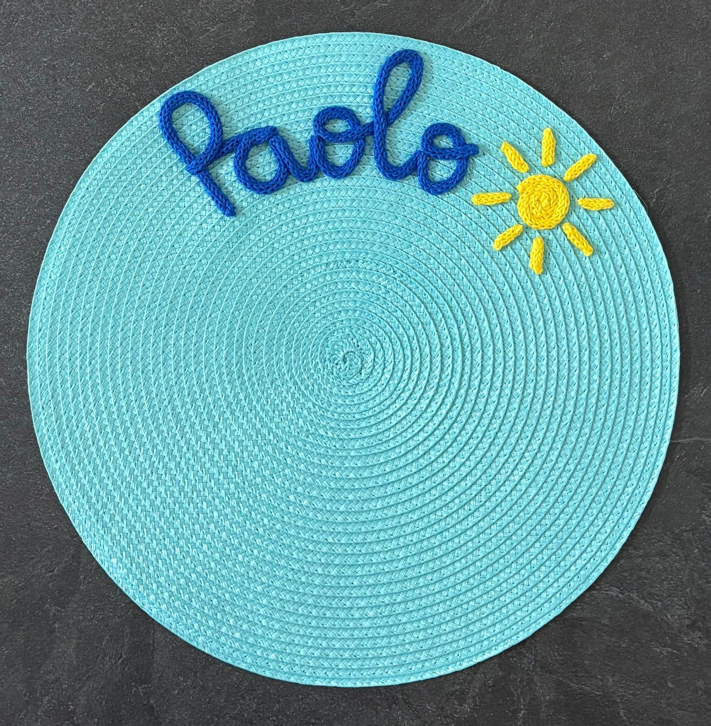 Tovaglietta Personalizzata con Nome in Cotone