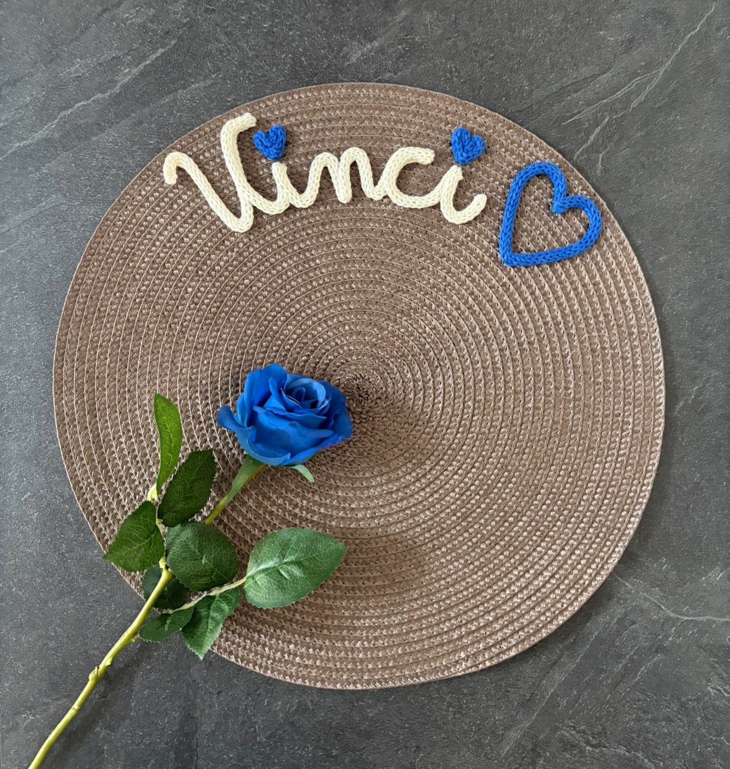 Tovaglietta Personalizzata con Nome in Cotone