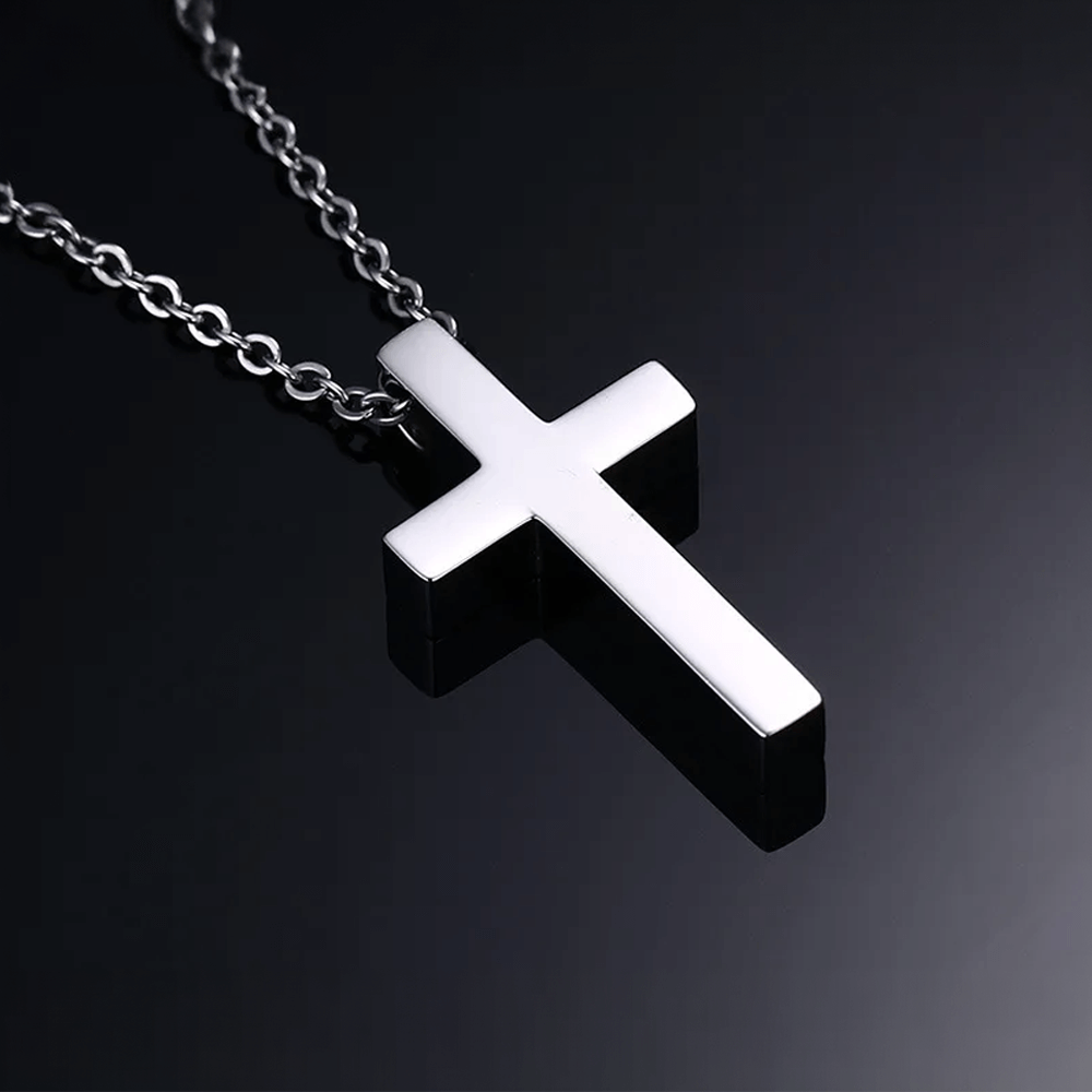 Collana Croce Argento sterling 925 - A mio Marito