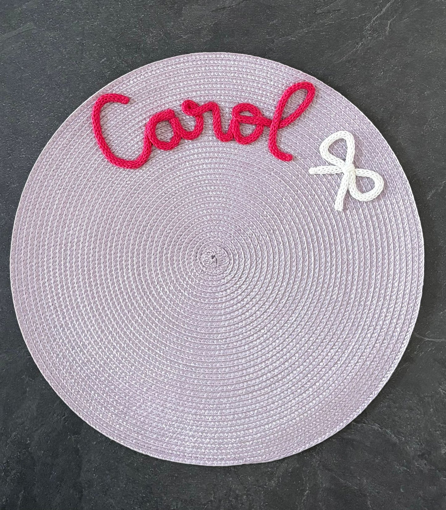 Tovaglietta Personalizzata con Nome in Cotone