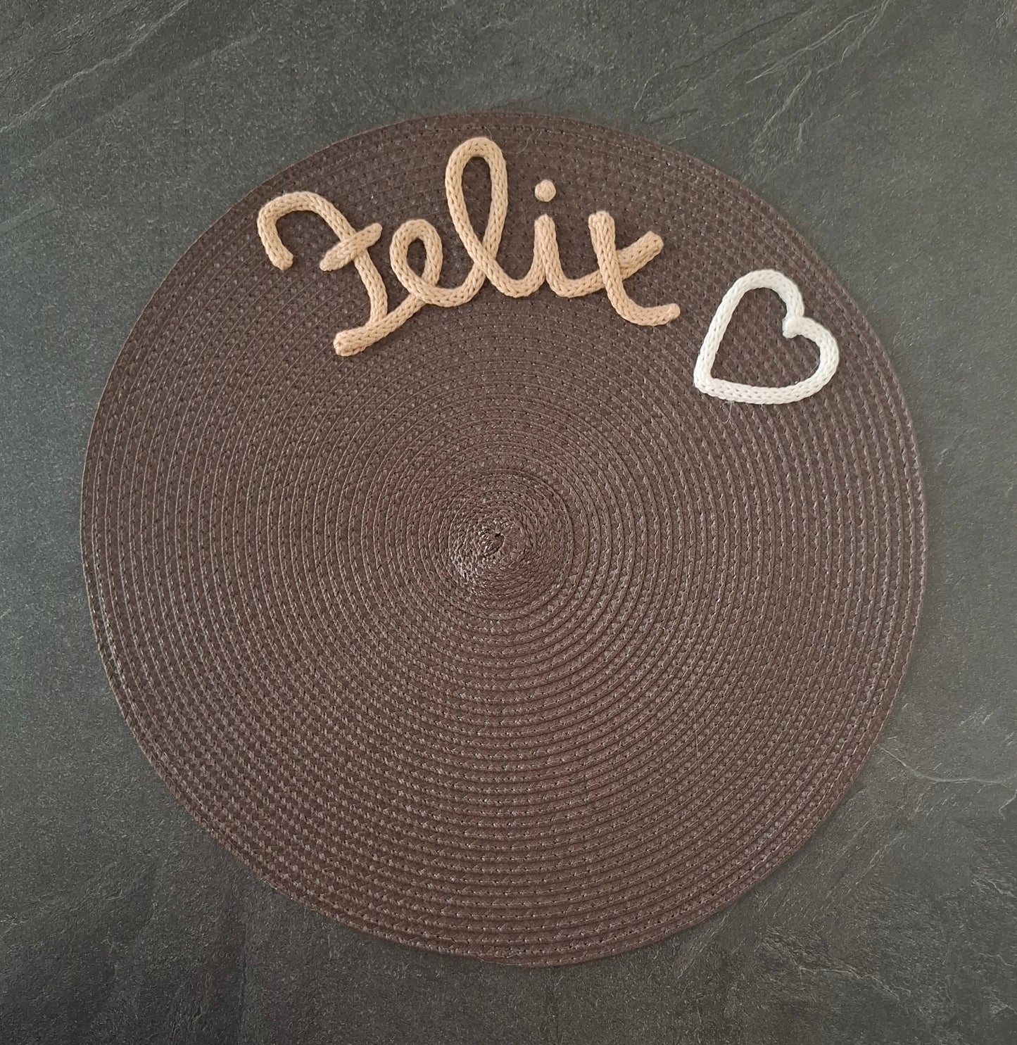 Tovaglietta Personalizzata con Nome in Cotone