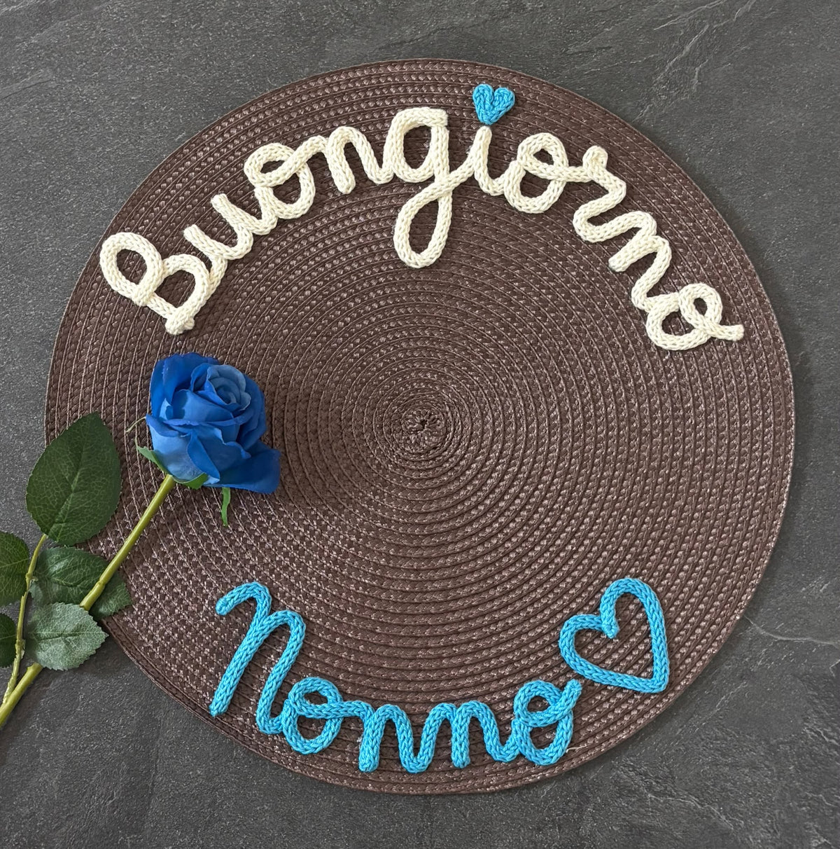 Tovaglietta Personalizzata con Nome in Cotone