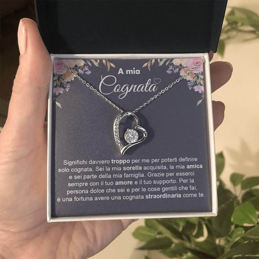 Collana  A mia Cognata - Argento