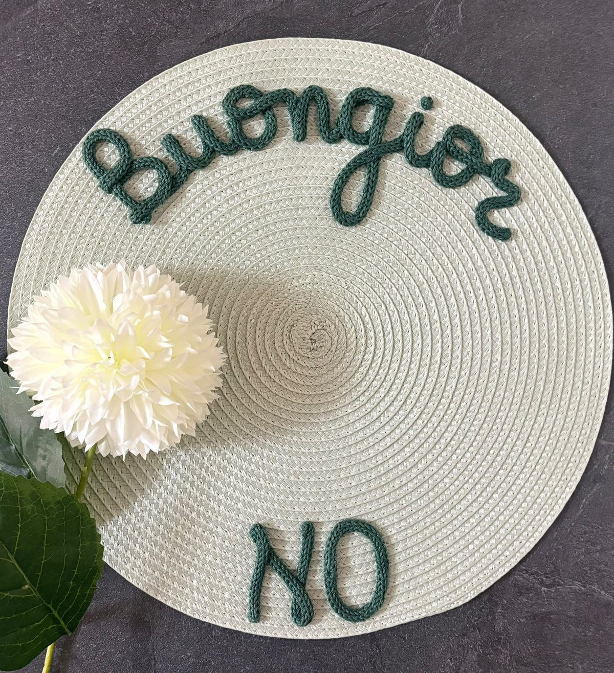 Tovaglietta Personalizzata con Nome in Cotone