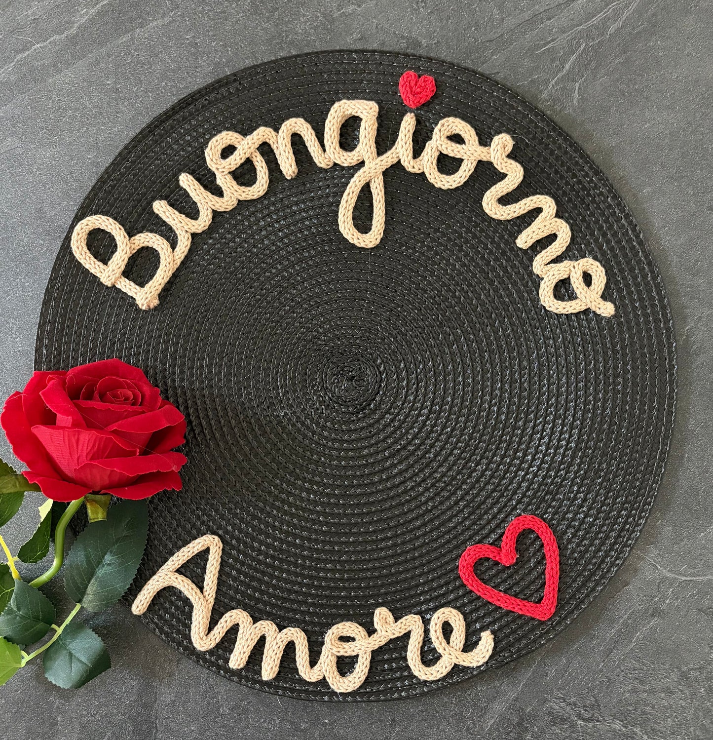 Tovaglietta Personalizzata con Nome in Cotone