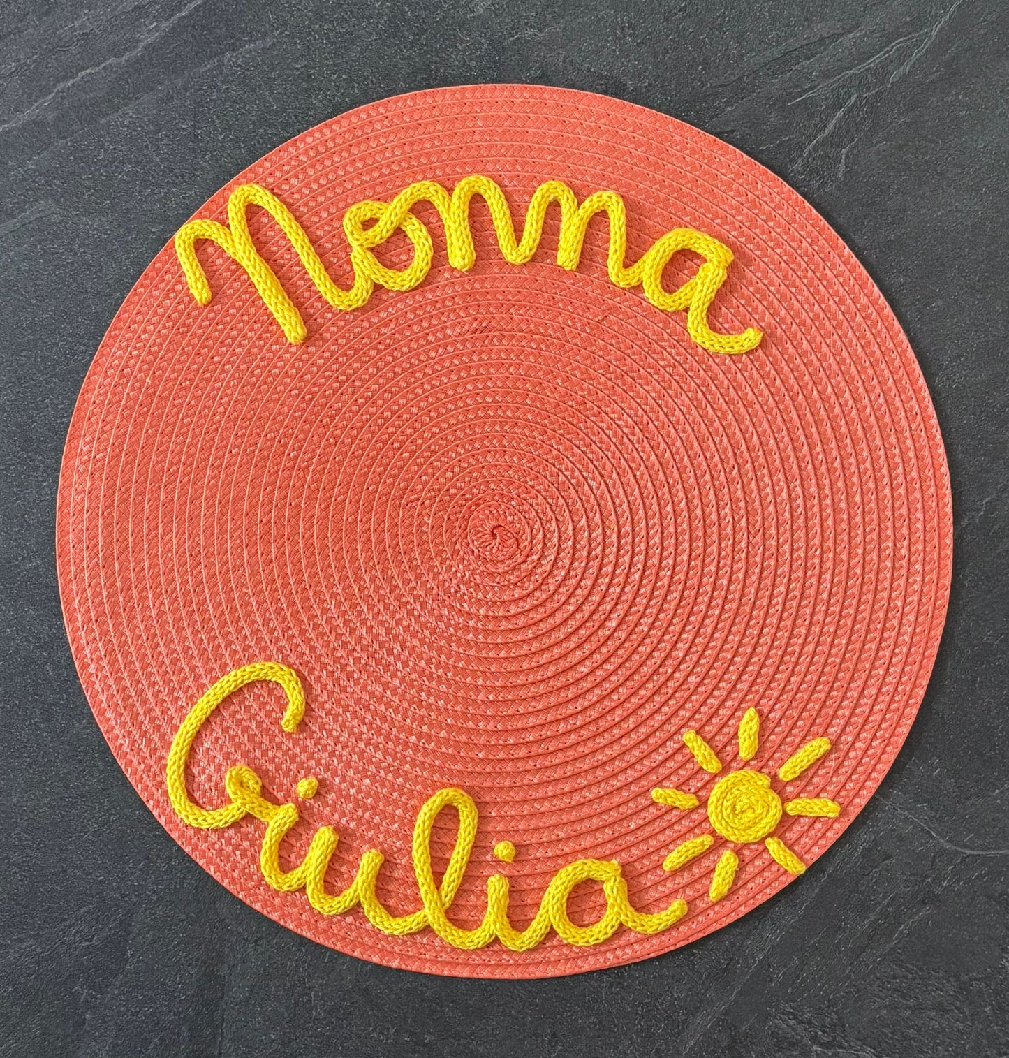 Tovaglietta Personalizzata con Nome in Cotone