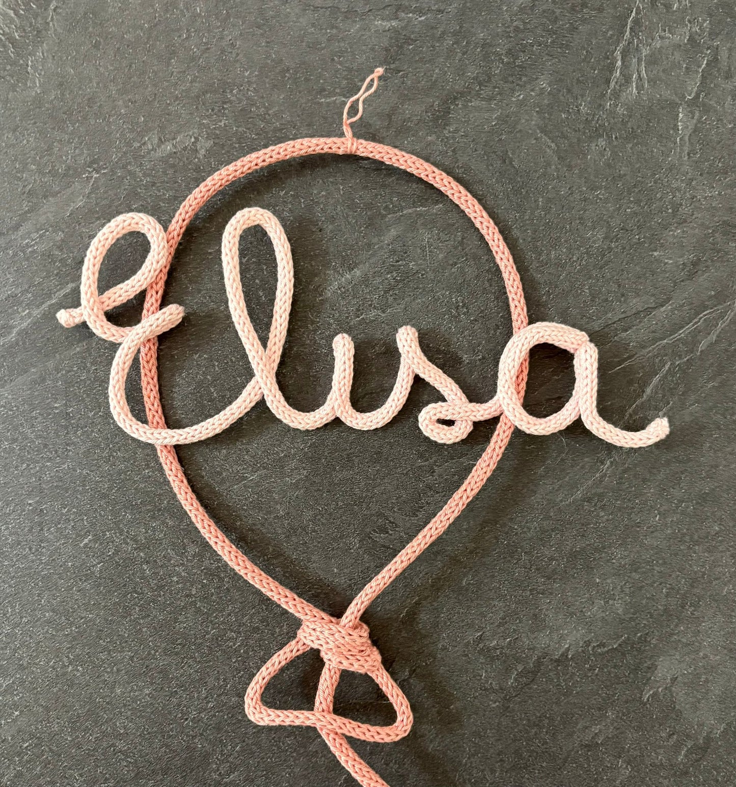 Fiocco Nascita Personalizzato con Nome, Palloncino e Elefantino
