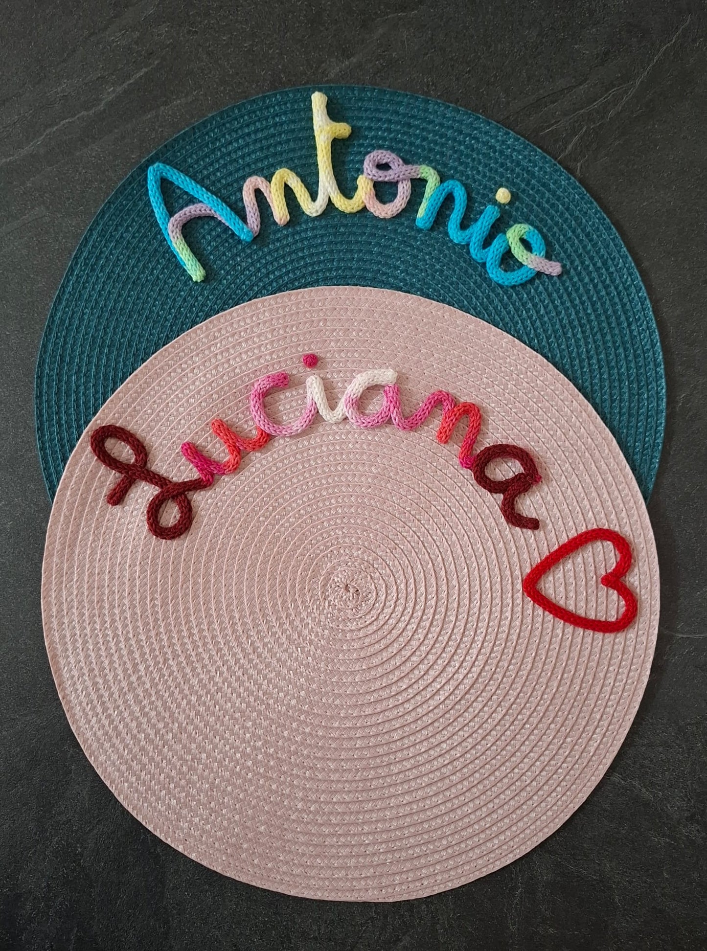 Tovaglietta Personalizzata con Nome in Cotone