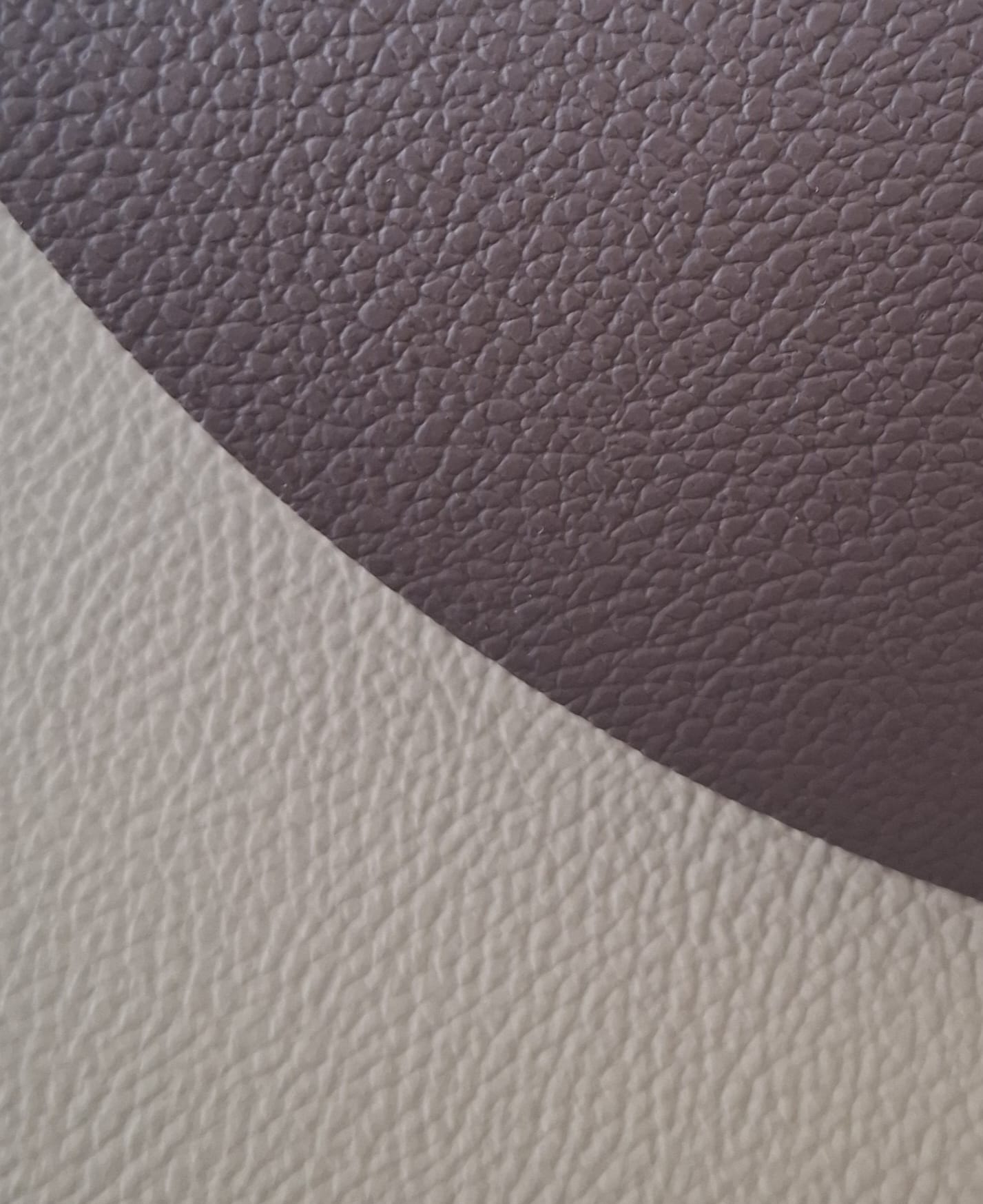 Tovaglietta rotonda in similpelle personalizzabile Double face