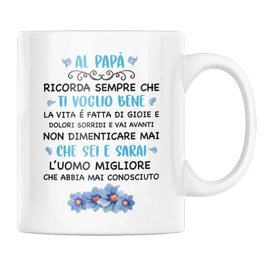 Tazza Al Papà Ricorda Sempre Che Ti Voglio Bene