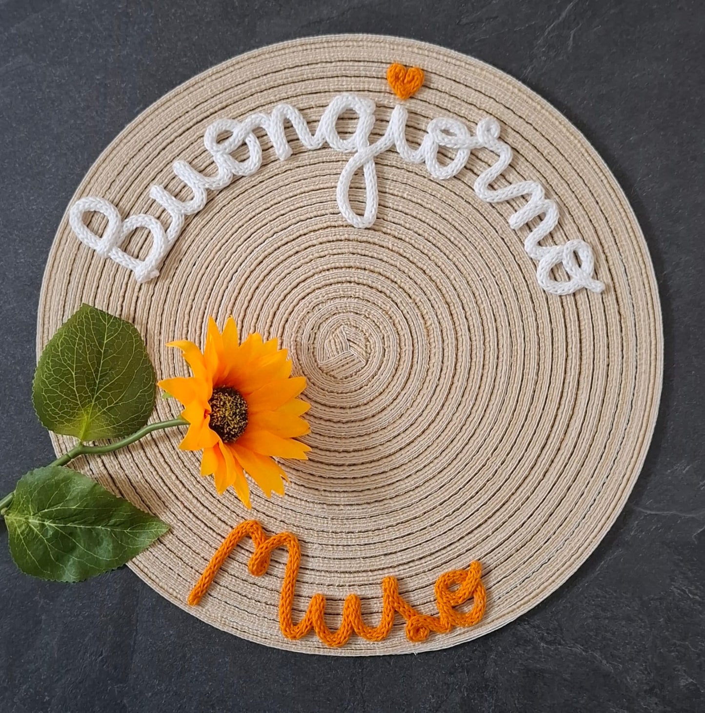 Tovaglietta Personalizzata con Nome in Cotone