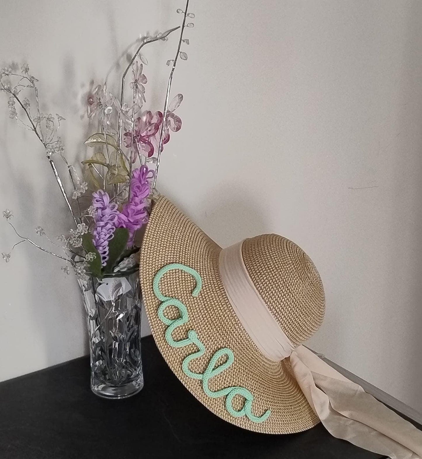 Cappello con nome lavorato a maglia personalizzabile - accogliente e personalizzato in tricotin Regali per la Festa della mamma