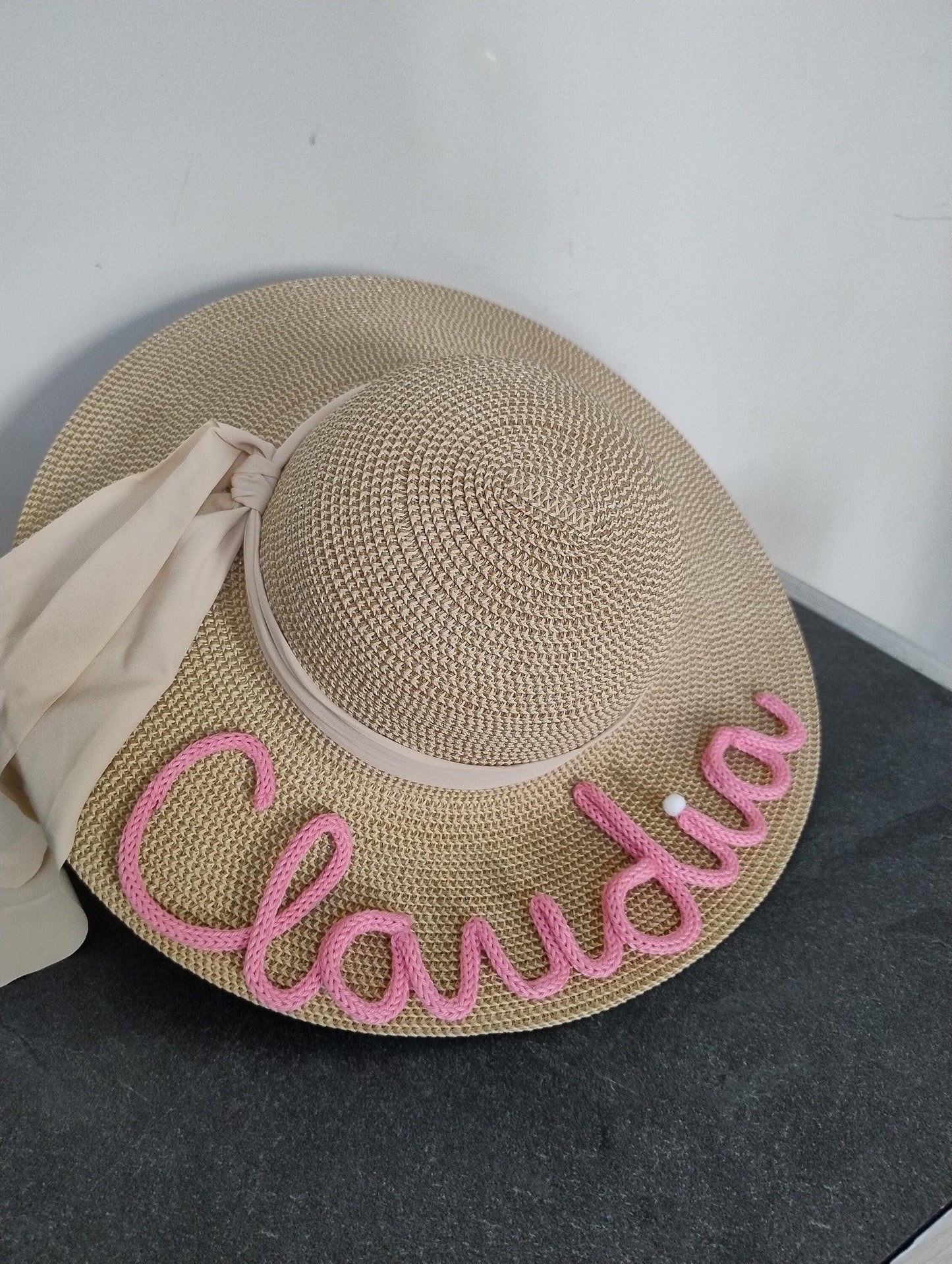Cappello con nome lavorato a maglia personalizzabile - accogliente e personalizzato in tricotin Regali per la Festa della mamma