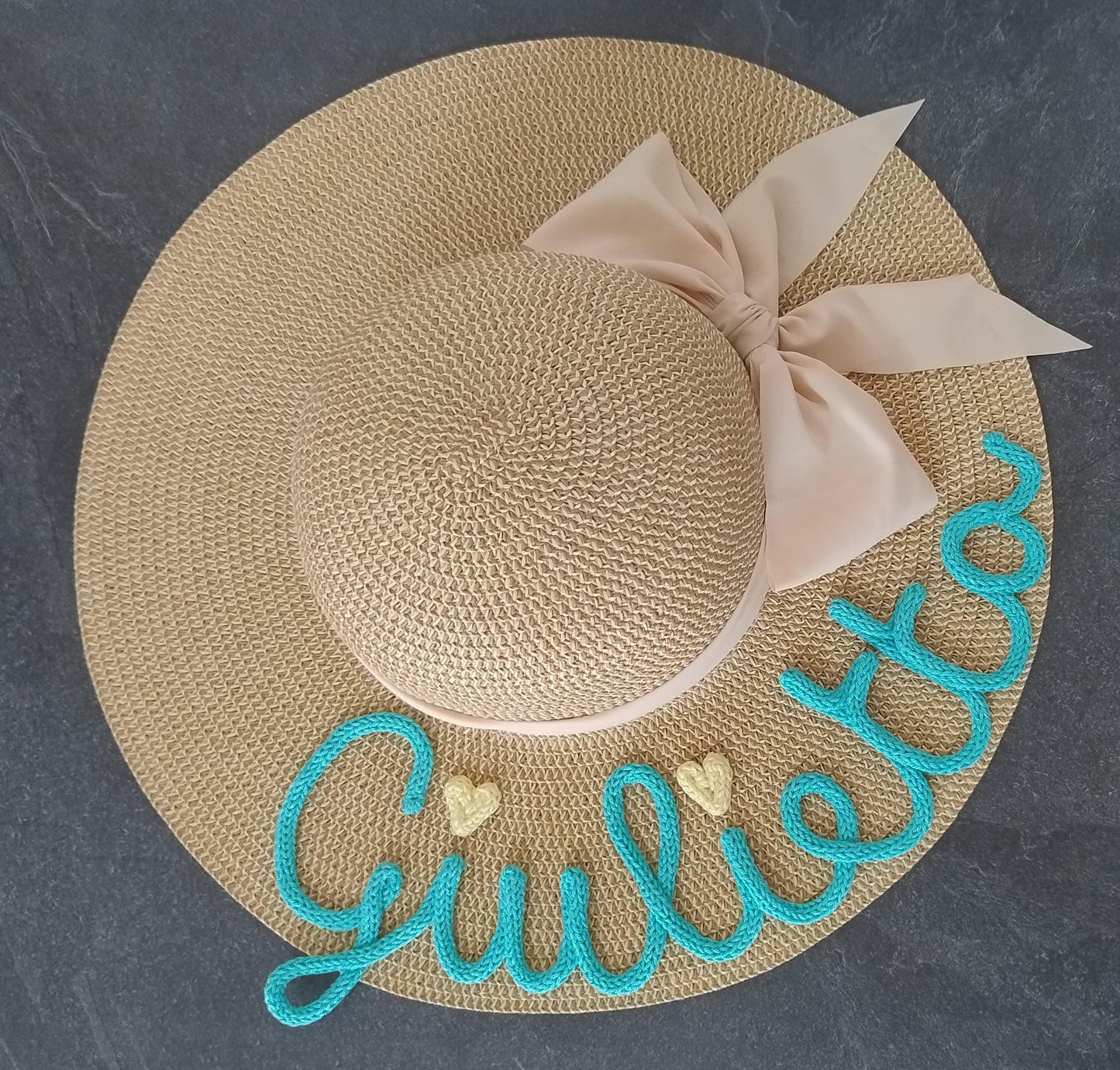 Cappello con nome lavorato a maglia personalizzabile - accogliente e personalizzato in tricotin Regali per la Festa della mamma