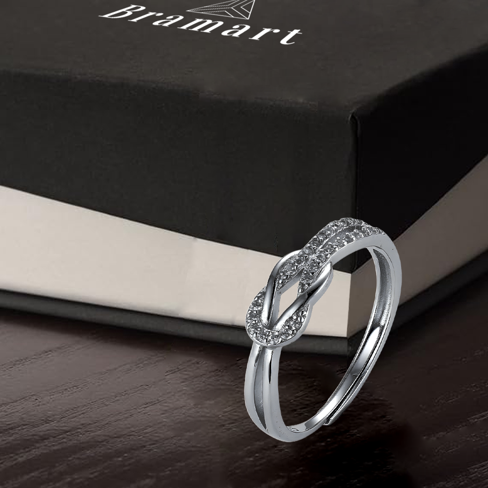Anello Nodo da Donna in Argento Sterling 925 - A mia Moglie