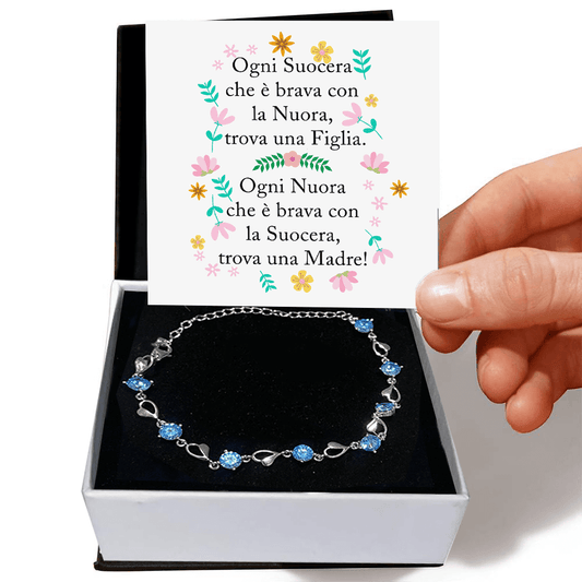 Bracciale Pietre Blu - A mia Suocera