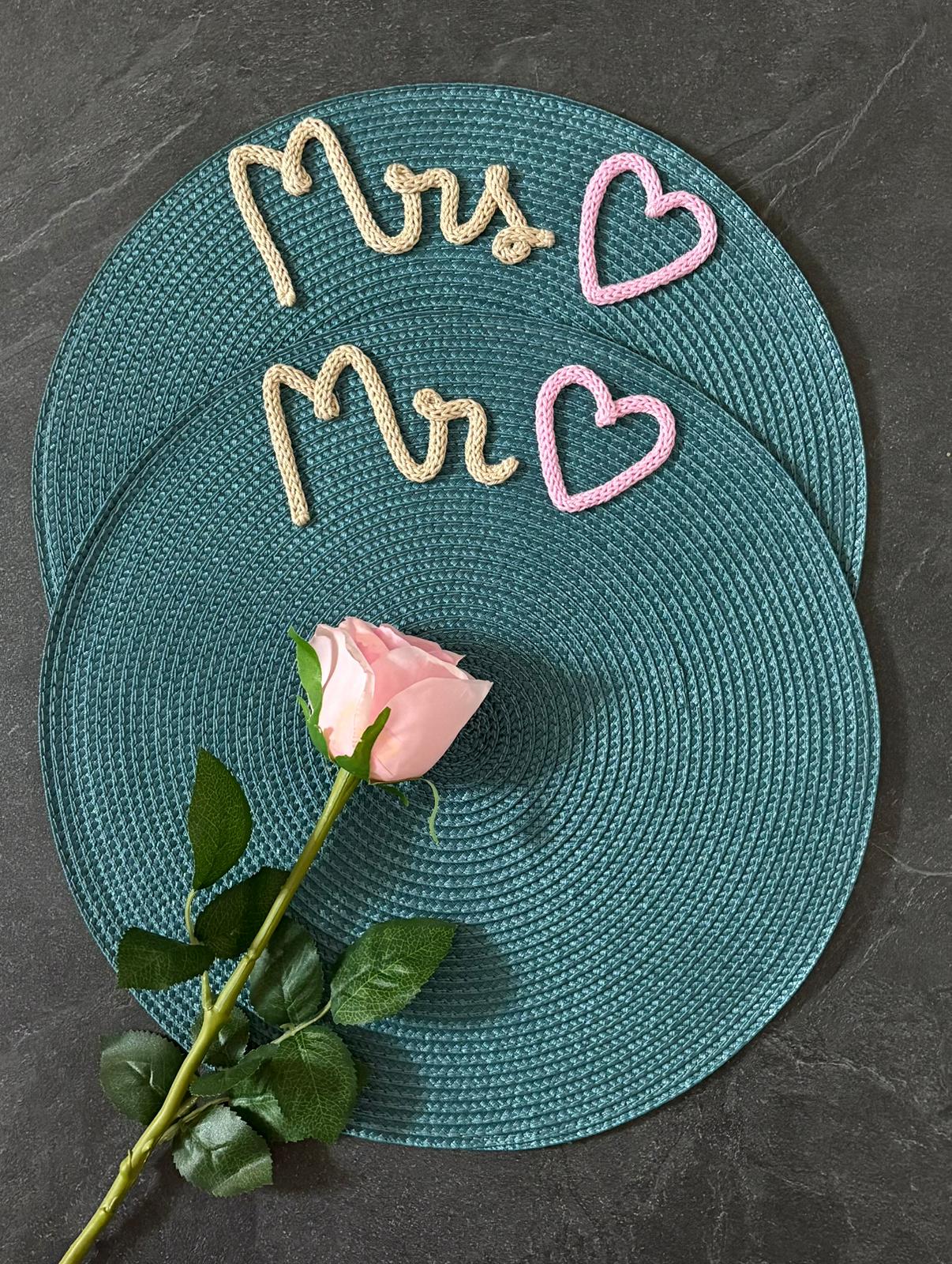 Tovaglietta Personalizzata con Nome in Cotone