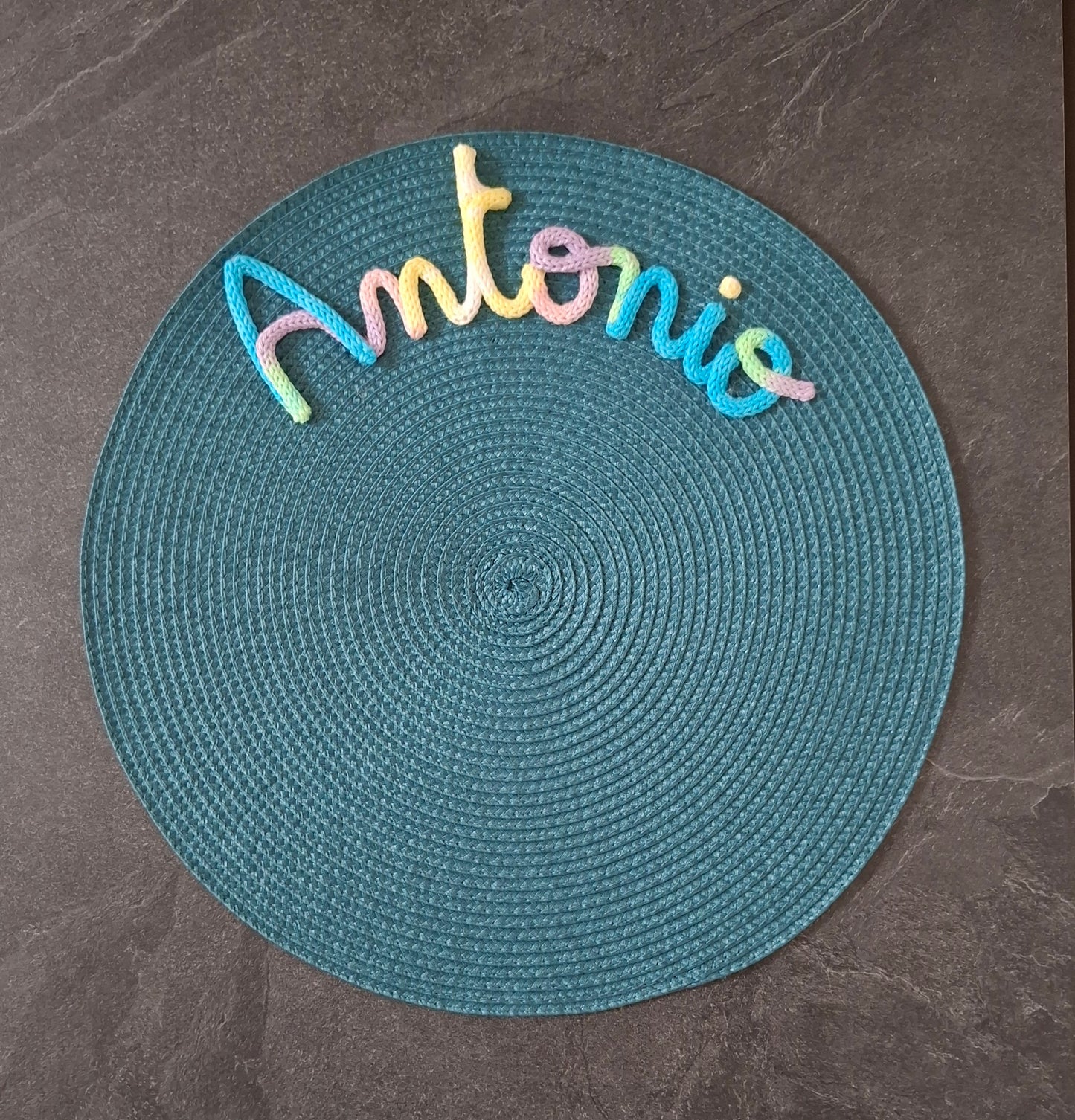 Tovaglietta Personalizzata con Nome in Cotone