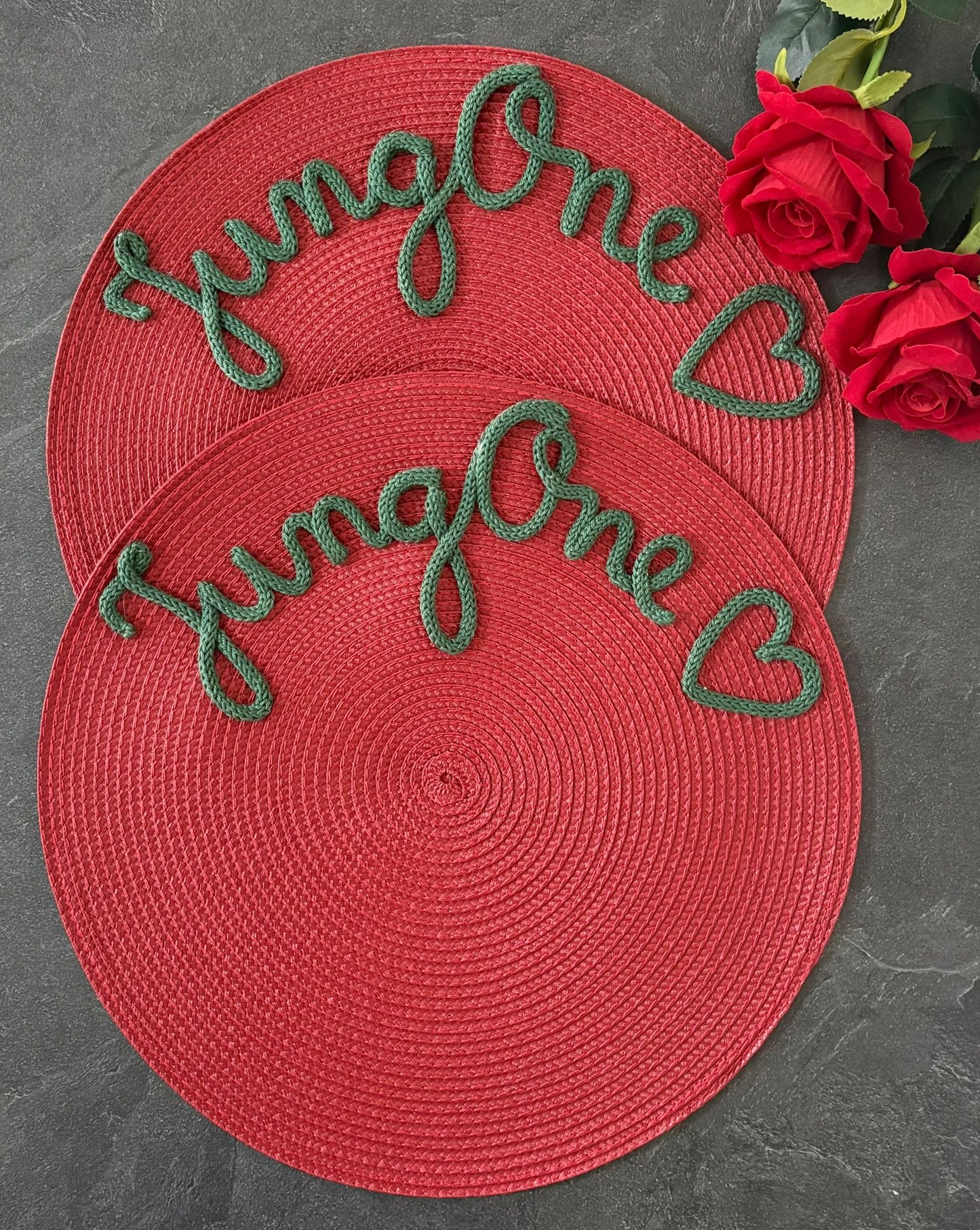 Tovaglietta Personalizzata con Nome in Cotone