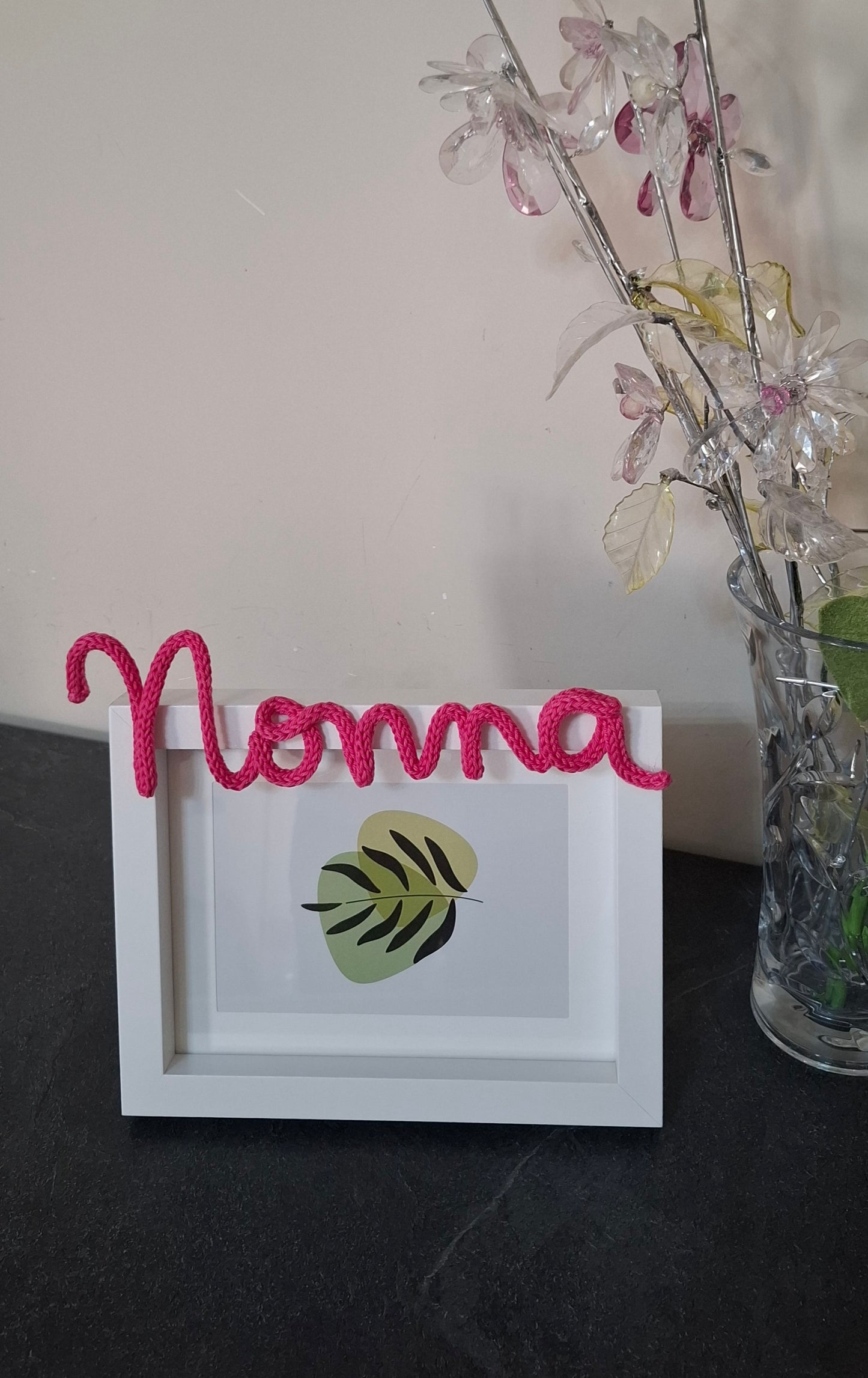 Cornice Personalizzata con Nome in Tricotin