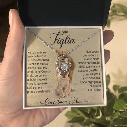 Collana A Mia Figlia - Con Amore Mamma.